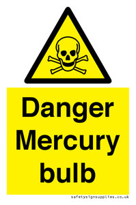 Danger Mercury bulb